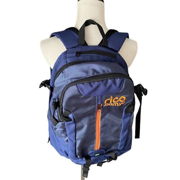 Wollner - Navy Blue Max Backpack Carry On Hiking Camping Daytripping - Picture 5 of 7